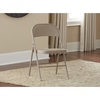 Bridgeport Folding Chair, All Steel, Commercial, Antique Color, PK4 C711BP14ANT4E